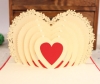 Love 3D pop up card